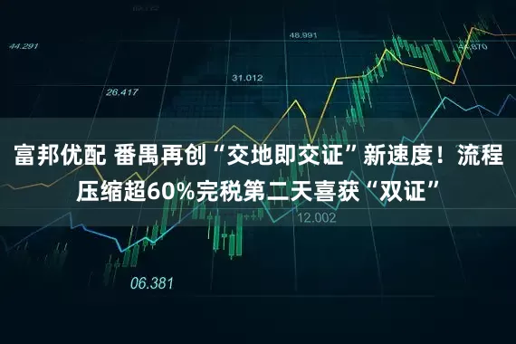 富邦优配 番禺再创“交地即交证”新速度！流程压缩超60%完税第二天喜获“双证”